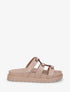 Claquettes multibrides à anneaux - Beige - 1
