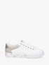 Sneakers en simili à flocage - Or - 5