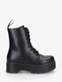 Boots style rangers en simili - Noir - 1