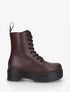Boots style rangers en simili - Bordeaux - 1