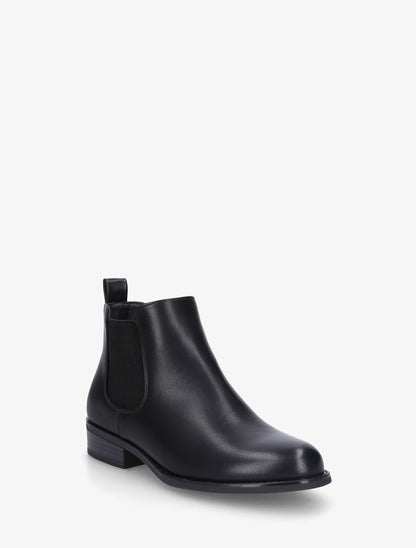 Bottines basiques en simili - Noir - 2