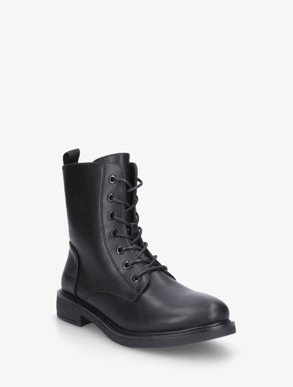 Bottines montantes à lacets - Noir - 2