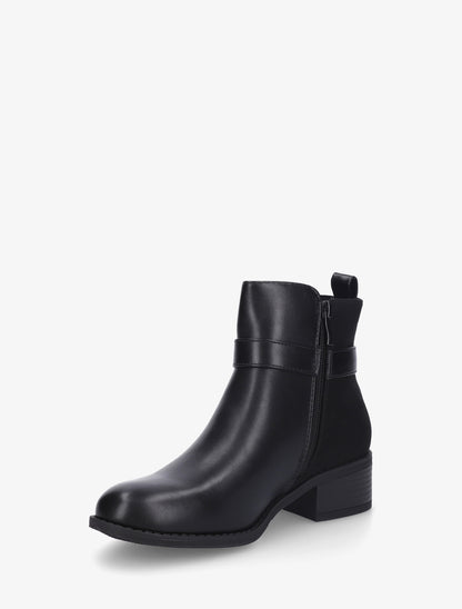 Bottines à empiècement métal - Noir - 3