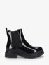 Bottines vernies style chelsea en simili - Noir - 1