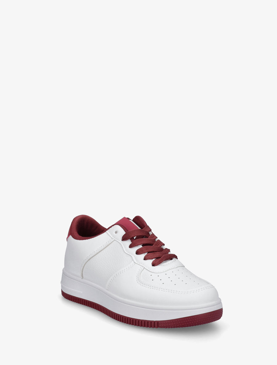 Baskets à contrefort contrastant - Rouge - 2