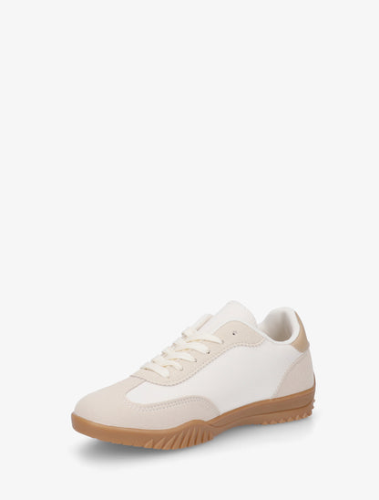 Baskets à empiècement étoile - Beige - 3