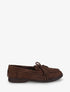 Mocassins en suédine à franges - Marron - 1