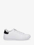 Sneakers basiques en simili - Noir/blanc - 1