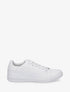 Sneakers basiques en simili - Blanc - 1