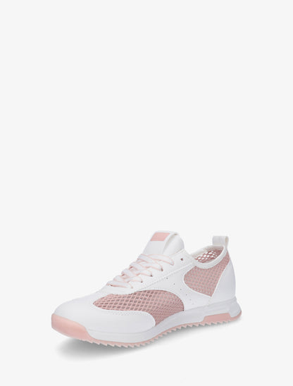 Baskets bi-matière ajourées - Rose - 3