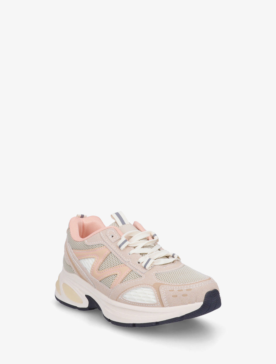 Baskets en tissu et simili - Rose - 2