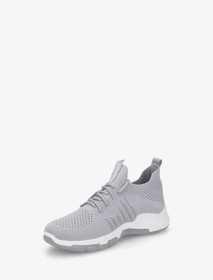 Baskets souples en maille - Gris clair - 3