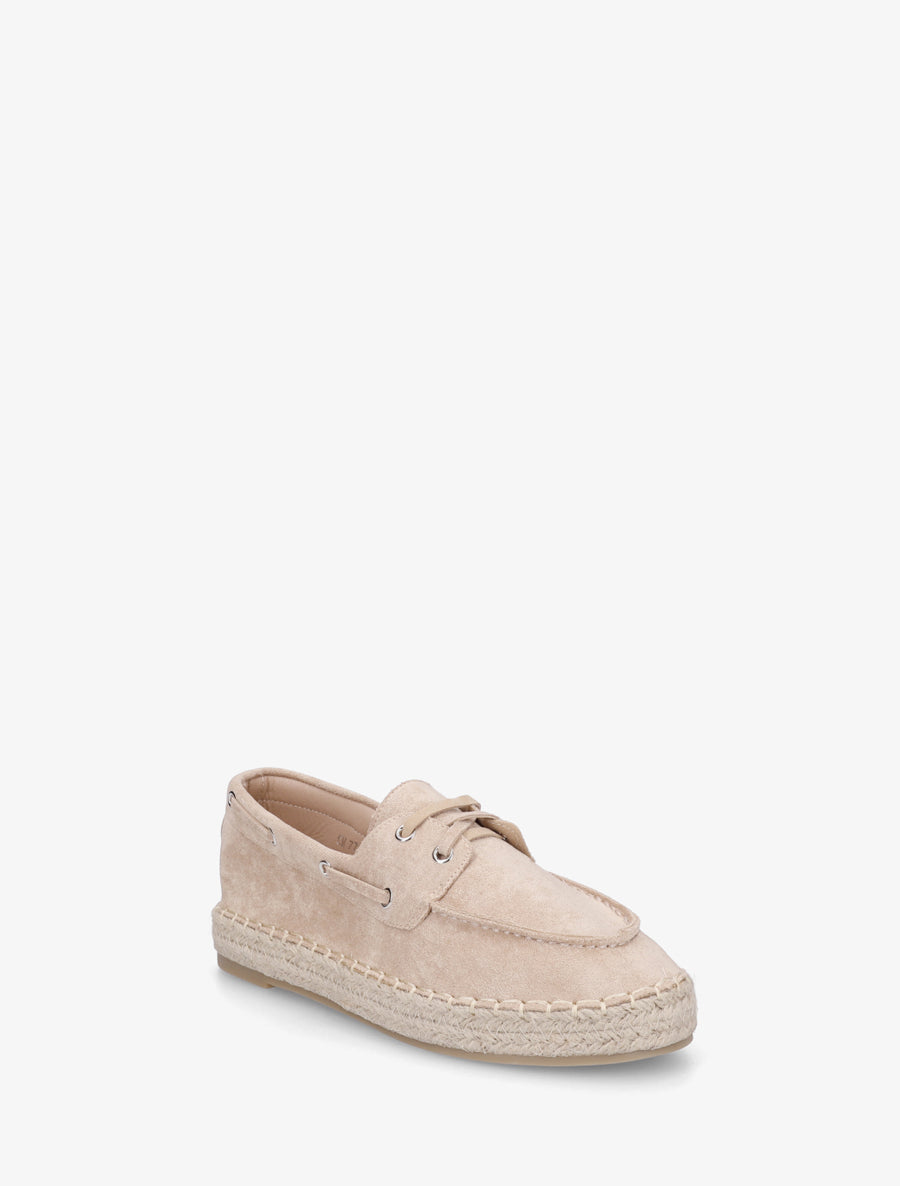Espadrilles en suédine - Taupe - 2