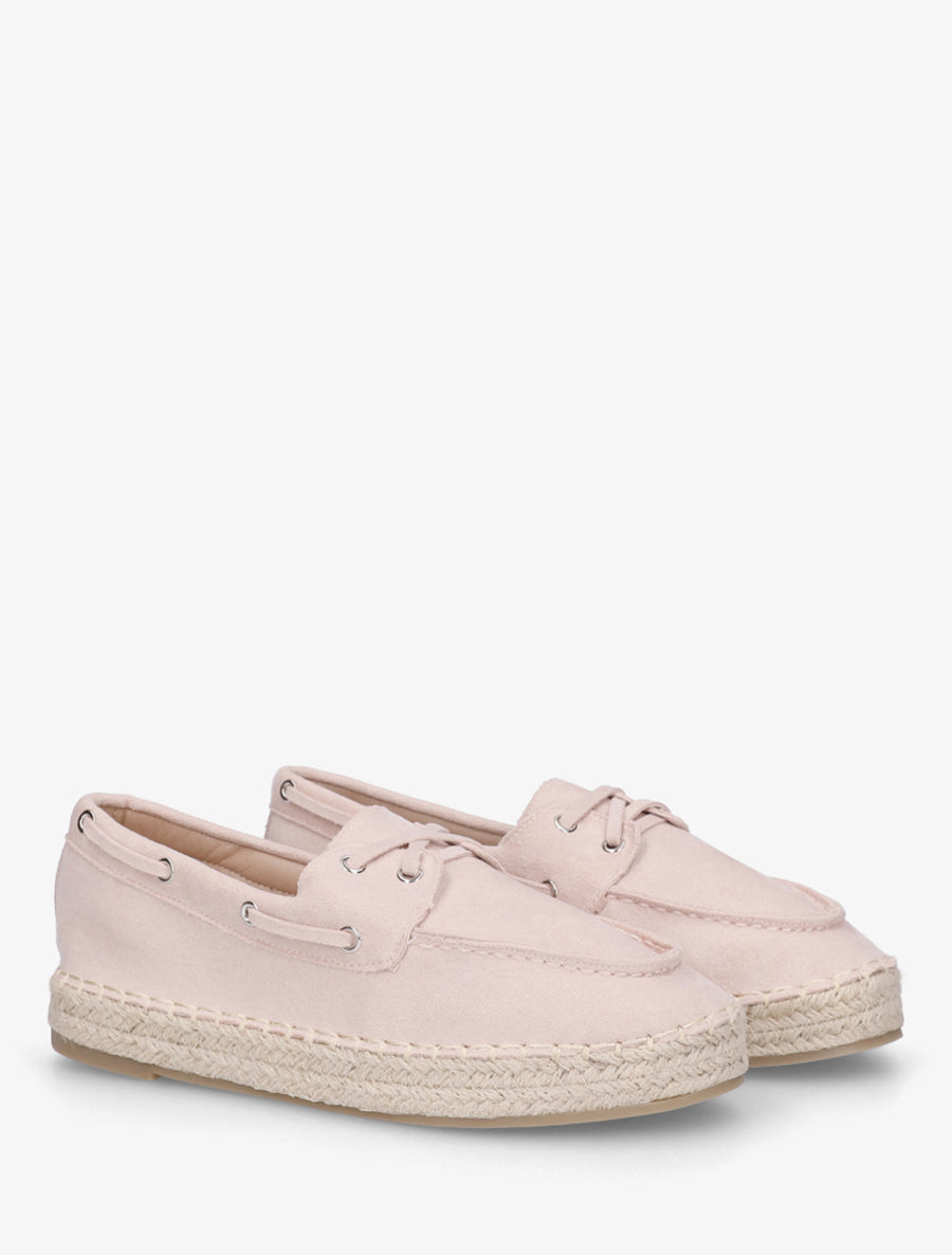 Espadrilles en suédine - Rose - 4