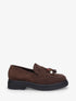 Mocassins en suédine à perles - Marron - 1