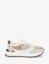 Baskets en suédine et raphia tressé - Beige - 5