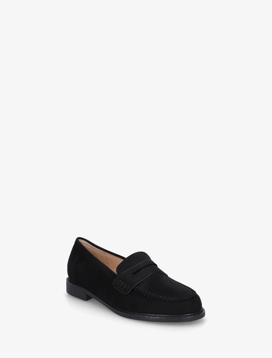 Mocassins basiques en suédine - Noir - 2