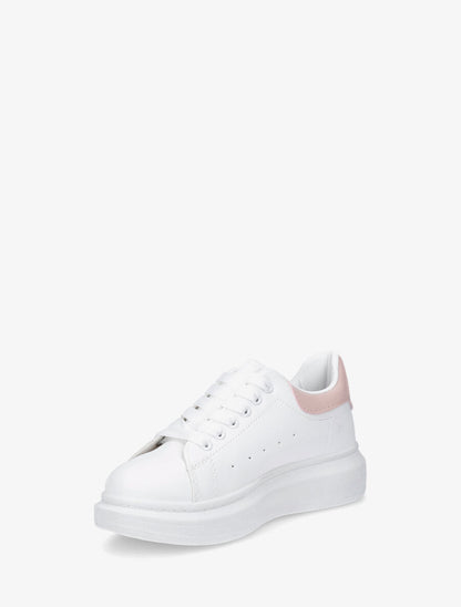 Sneakers à contrefort constratant - Rose - 3