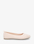 Ballerines basiques en tissu - Nude - 1