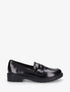Mocassins unis en simili - Noir - 1