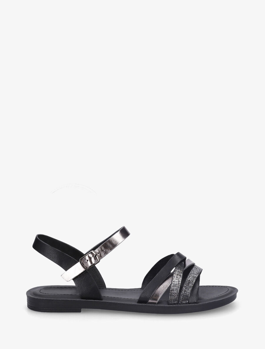 Nu-pieds fantaisies multibrides - Noir - 1