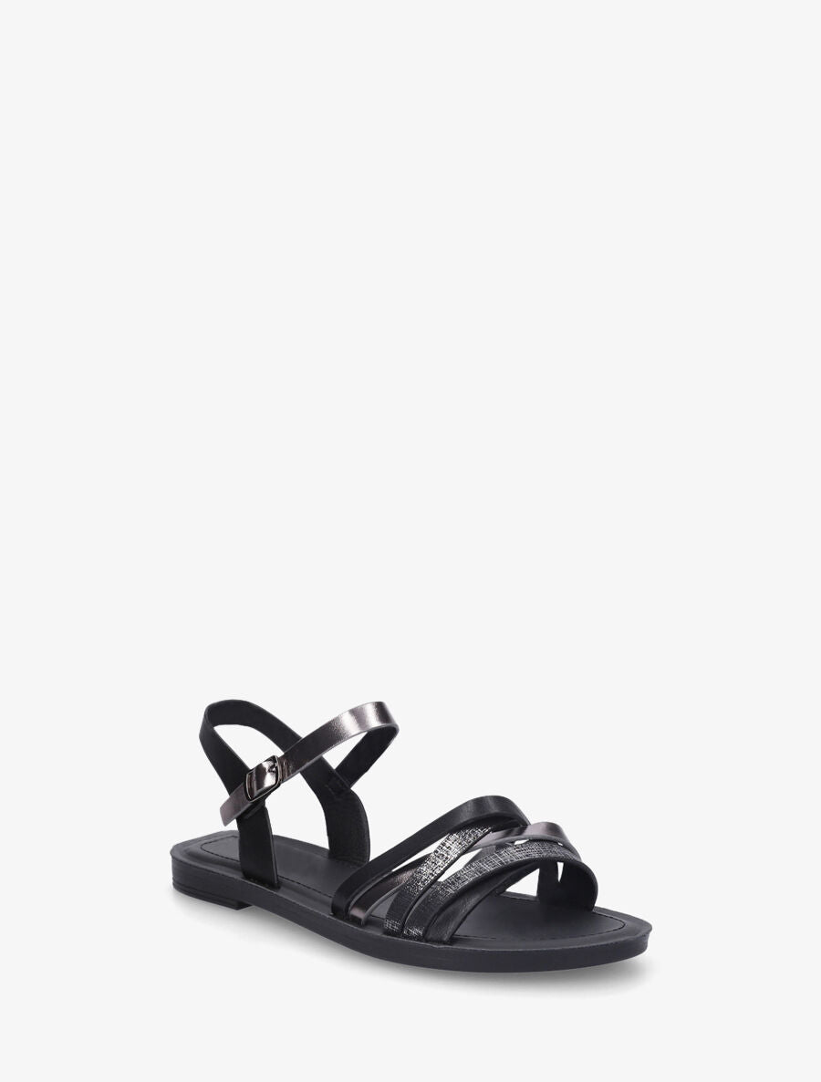 Nu-pieds fantaisies multibrides - Noir - 2