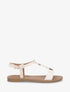 Nu-pieds python bride en T - Beige - 1