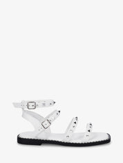 Nu-pieds à multibrides cloutées - Blanc - 1