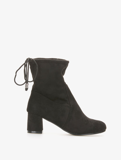 Bottines cheville à lacer - noir - 5