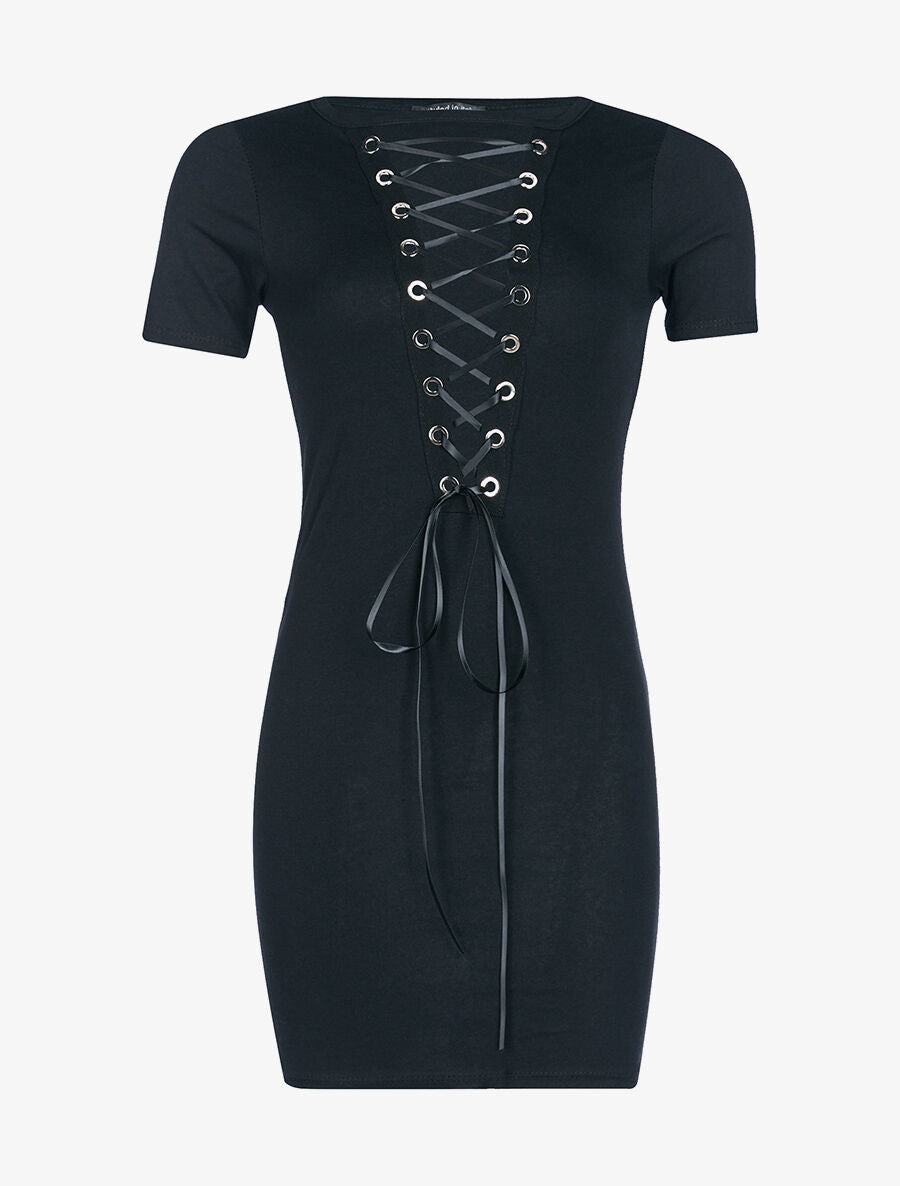 Tunique décolleté corsage - noir - 3