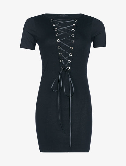 Tunique décolleté corsage - noir - 3