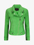 Perfecto en suédine à poches zippées - Vert fluo - 3