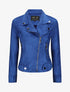 Perfecto en suédine à poches zippées - Bleu électrique - 3
