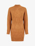 Robe pull à col montant - Camel - 5