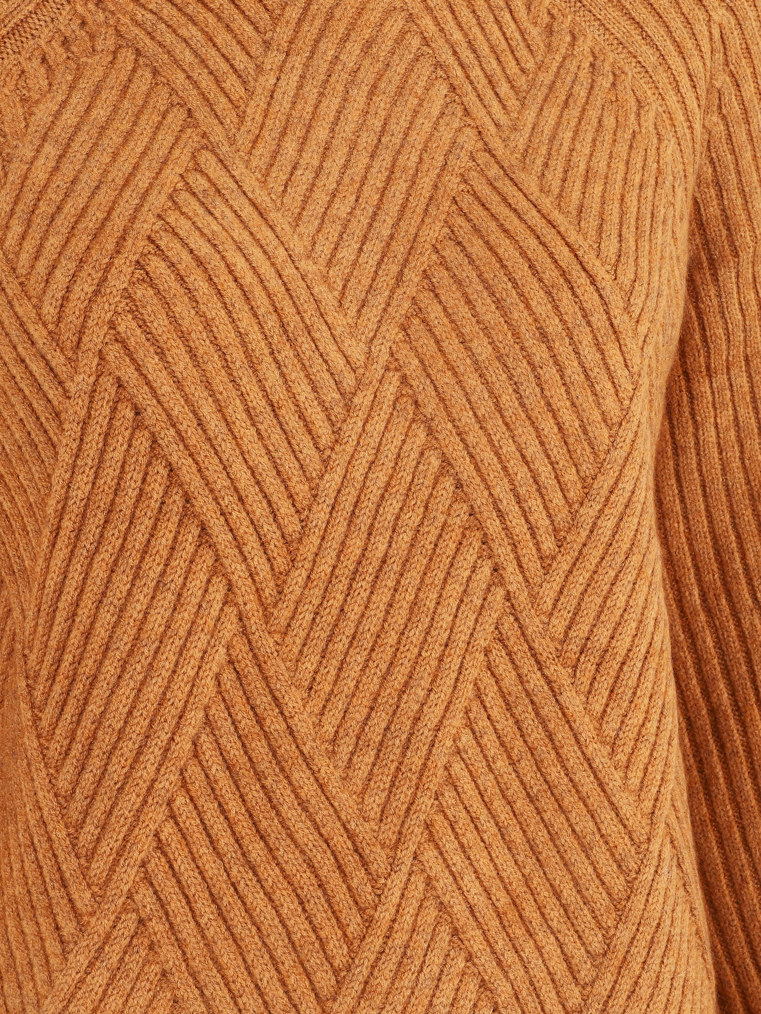 Robe pull à col montant - Camel - 3
