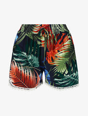 Short tropical bords en crochet - Marine - 1