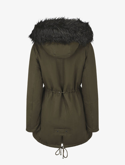 Parka fourrée à capuche - Kaki - 2