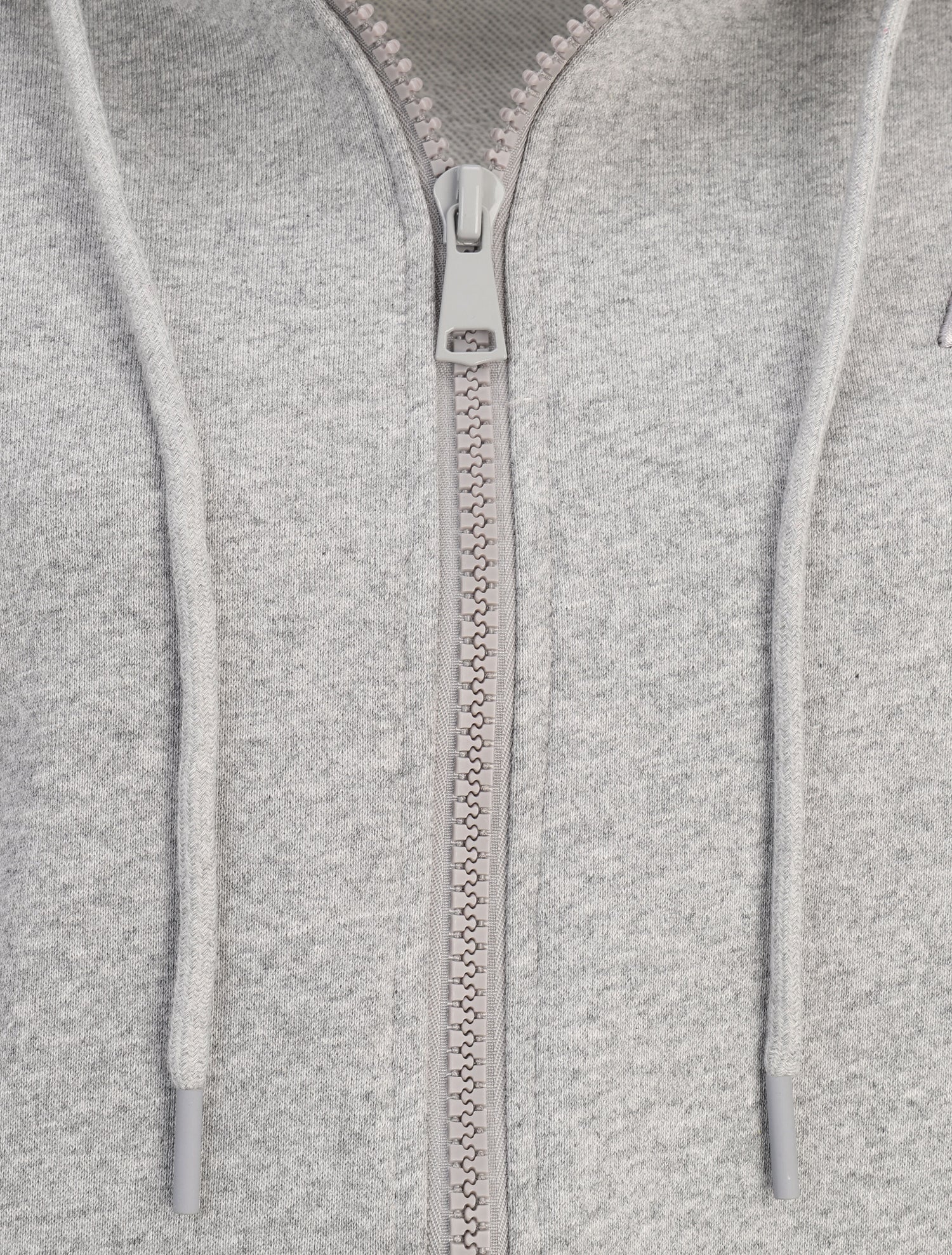 Sweat à capuche zippé - Gris chiné - 3