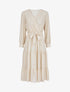 Robe longue patineuse imprimé fleurs d&