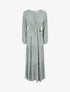 Robe longue à imprimé multi-fleurs - Vert d&