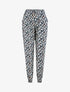 Pantalon harem imprimé floral - Marine - 5