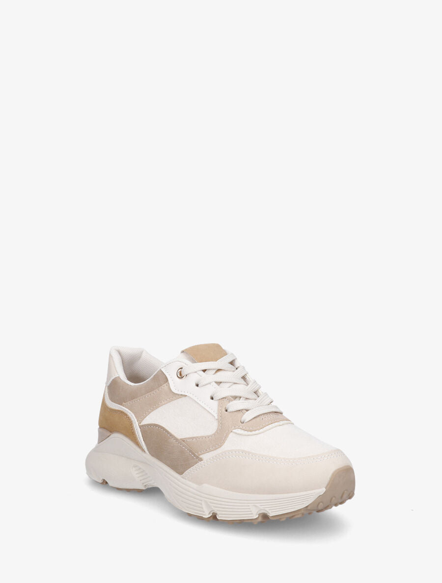Baskets en suédine - Beige - 2
