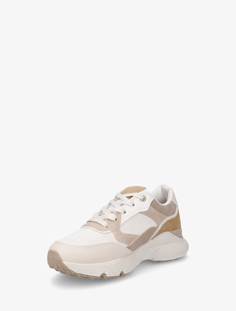 Baskets en suédine - Beige - 3