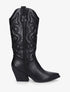 Bottes style santiags - Noir - 5