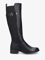 Bottes élastiquées à contrefort pailleté - Noir - 1