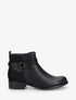 Bottines bi-matière à boucle - Noir - 1