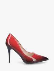 Escarpins à dégradé et talon aiguille - Rouge - 5
