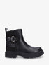 Boots bi-matière à semelle crantée - Noir - 1