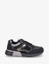 Sneakers en suédine et strass - Noir - 1