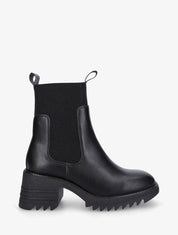 Bottines montantes à semelle crantée - Noir - 5